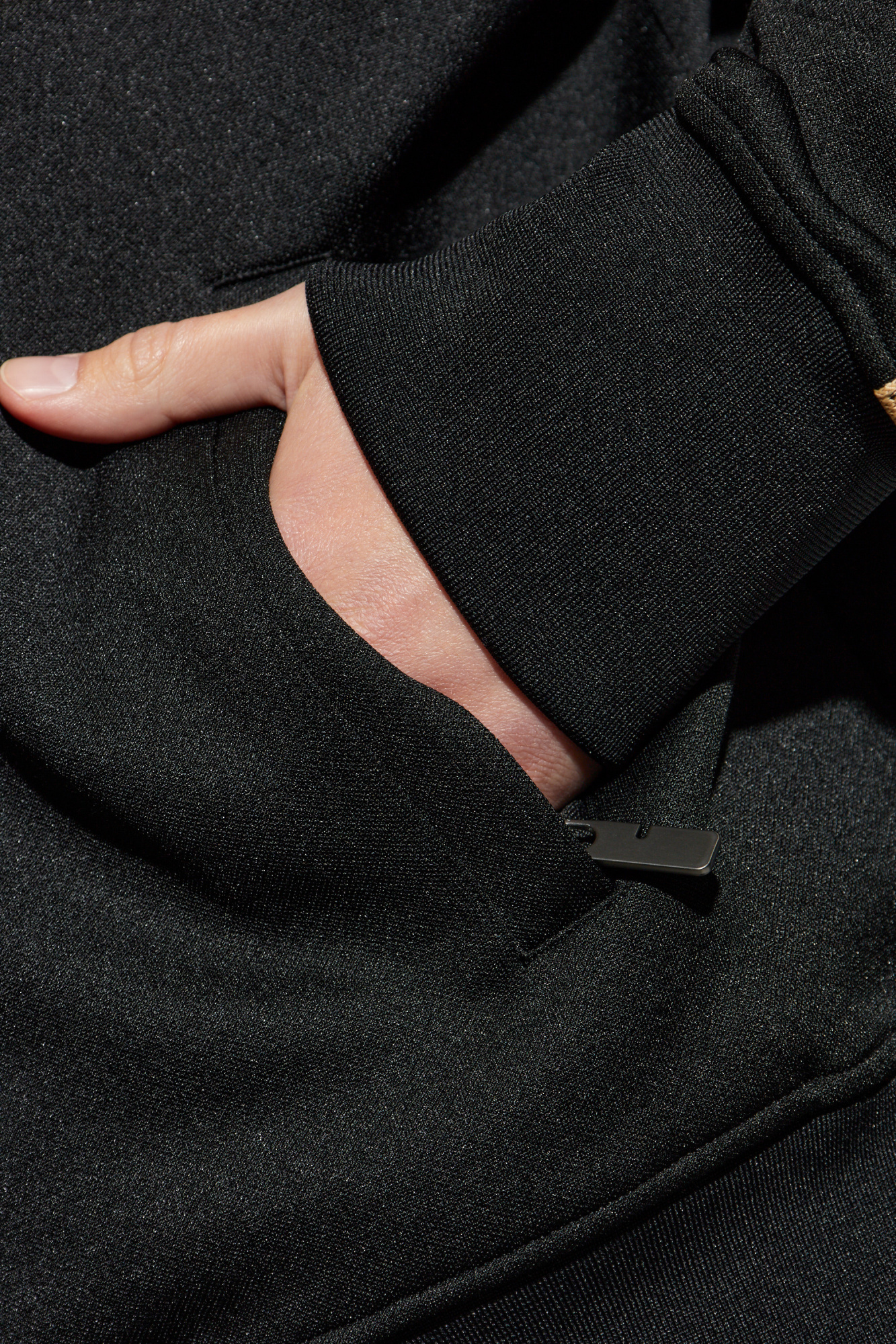 akn.fuj_BURBERRY 黒トレーナー 3Y Black Sweatshirt with stand-up collar Burberry - Vitkac AS